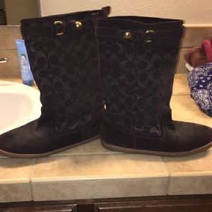 Never Worn Coach Boots